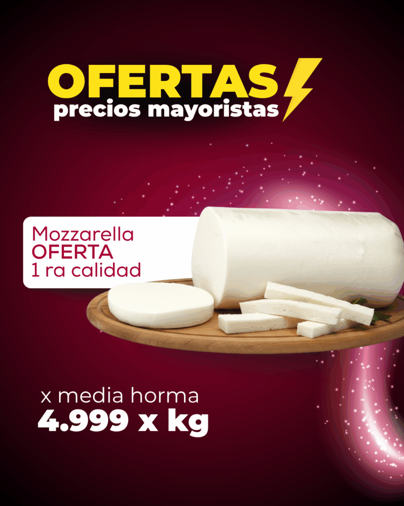 Oferta mozzarella estancia san francisco