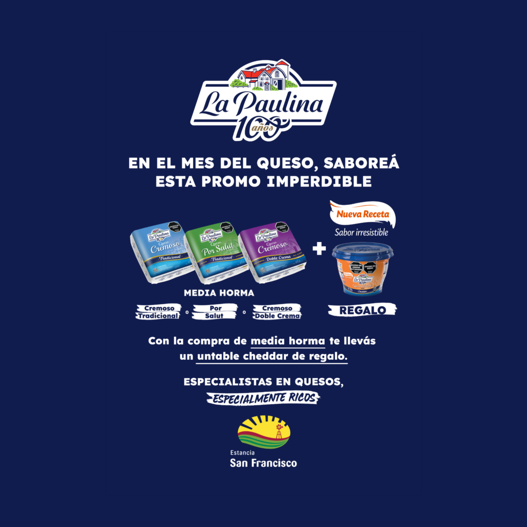PROMO MES DEL QUESO LA PAULINA
